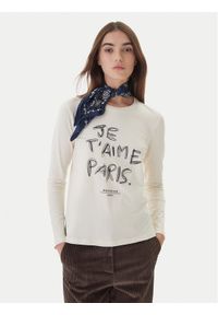 Weekend Max Mara Bluzka Renoir 2525946032 Écru Regular Fit. Materiał: bawełna