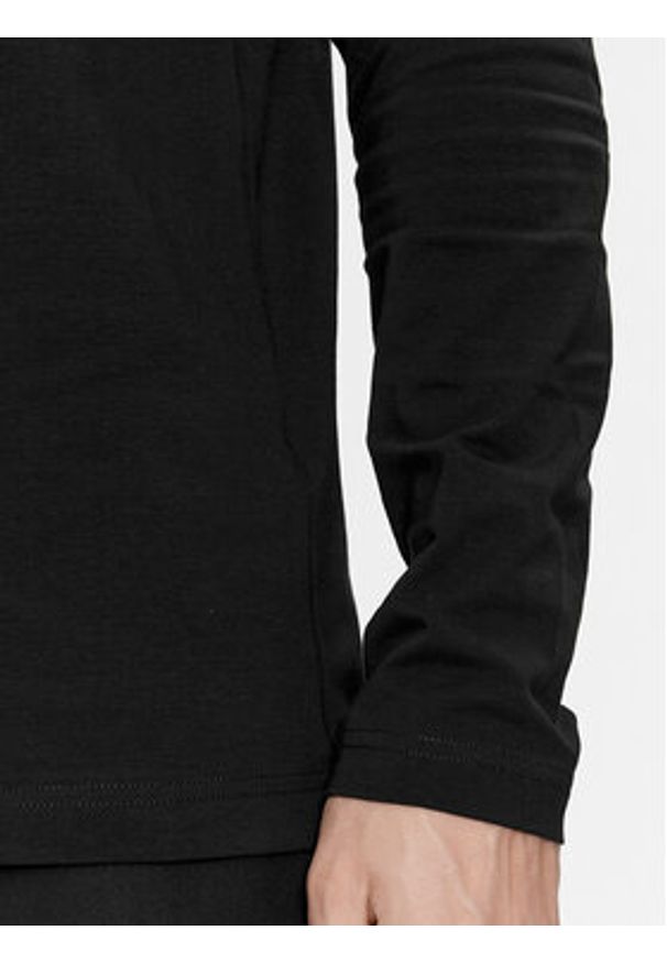 BOSS - Boss Longsleeve 50506365 Czarny Regular Fit. Kolor: czarny. Materiał: bawełna. Długość rękawa: długi rękaw