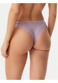 Chantelle Stringi Soft Stretch C11GG0 Fioletowy. Kolor: fioletowy. Materiał: syntetyk