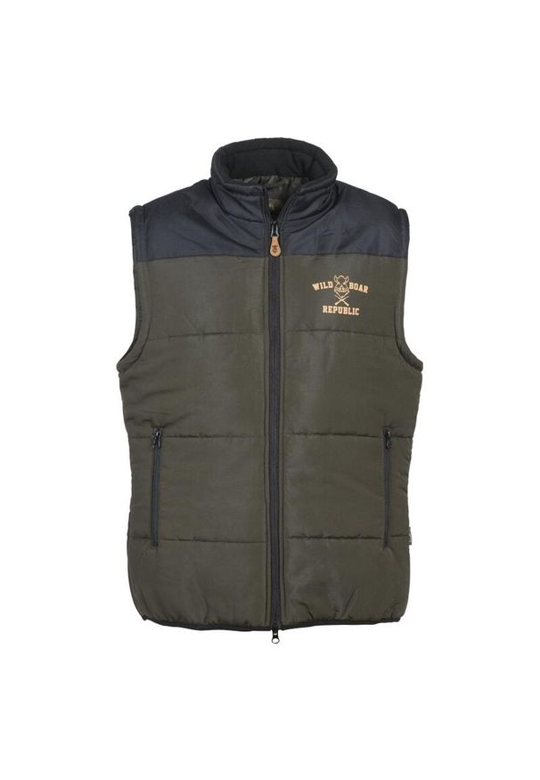 Kurtka puchowa bez rękawów PERCUSSION. Kolor: wielokolorowy, czarny, zielony. Materiał: puch. Długość rękawa: bez rękawów. Sport: outdoor