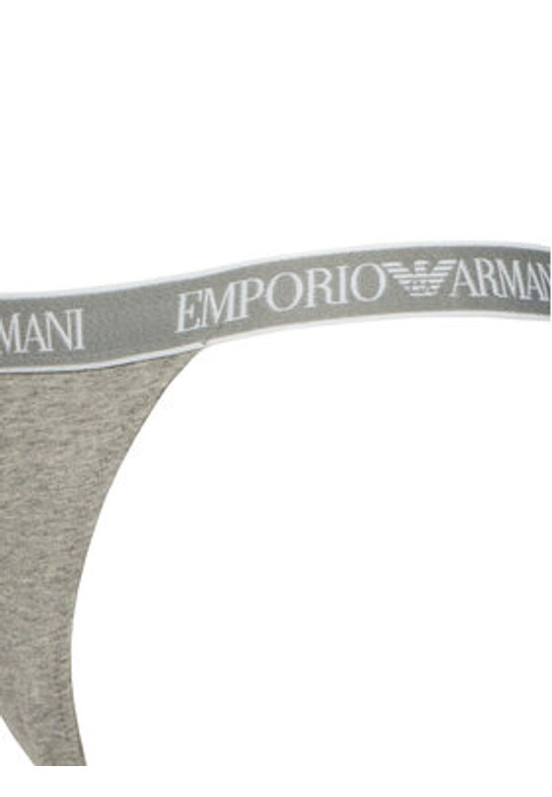Emporio Armani Underwear Komplet stringów EW000405 AF19026 M8194 Szary. Kolor: szary. Materiał: bawełna