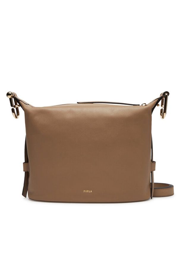 Furla Torebka Nuvola WB01656 BX2045 1257S Brązowy. Kolor: brązowy. Materiał: skórzane
