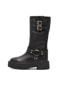Badura Botki INES-9187 Czarny. Kolor: czarny. Materiał: skóra #2
