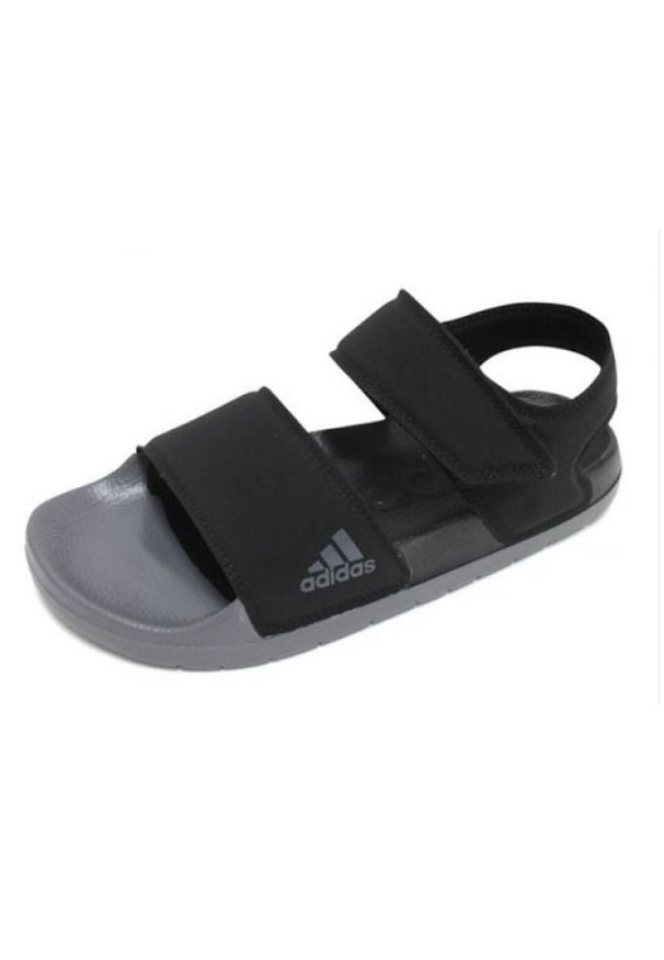 Adidas - Sandały adidas Adilette M HP3007 czarne. Zapięcie: rzepy. Kolor: czarny. Materiał: materiał, syntetyk