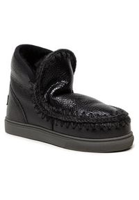 Mou Śniegowce Eskimo Sneaker FW111000B Czarny. Kolor: czarny. Materiał: skóra #3