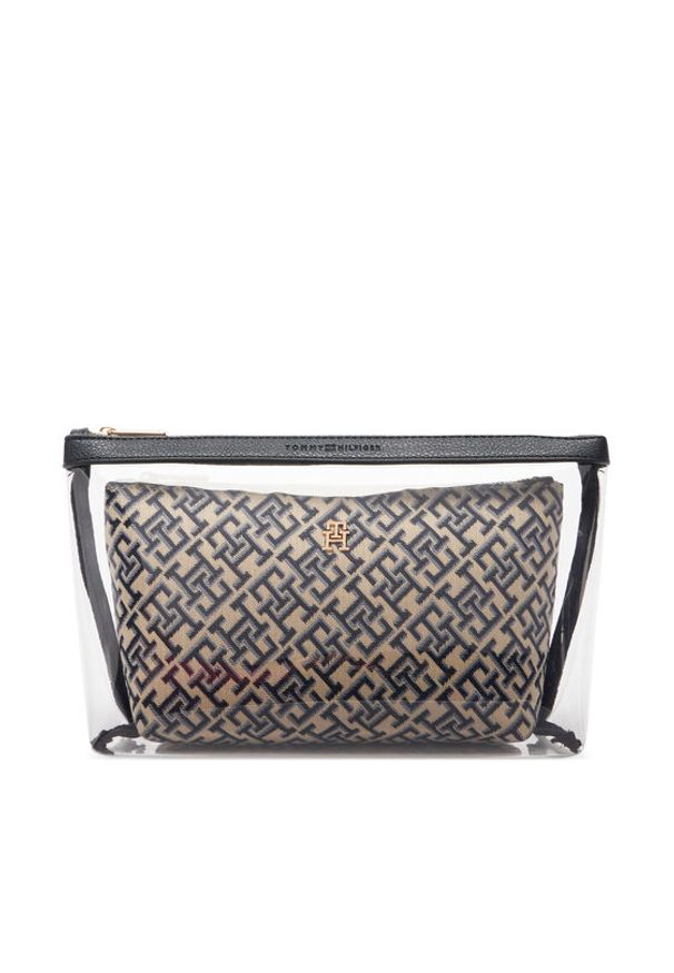 TOMMY HILFIGER - Tommy Hilfiger Zestaw kosmetyczek Th Icon Washbag 2 Pack Jacq AW0AW18708 Kolorowy. Materiał: syntetyk. Wzór: kolorowy