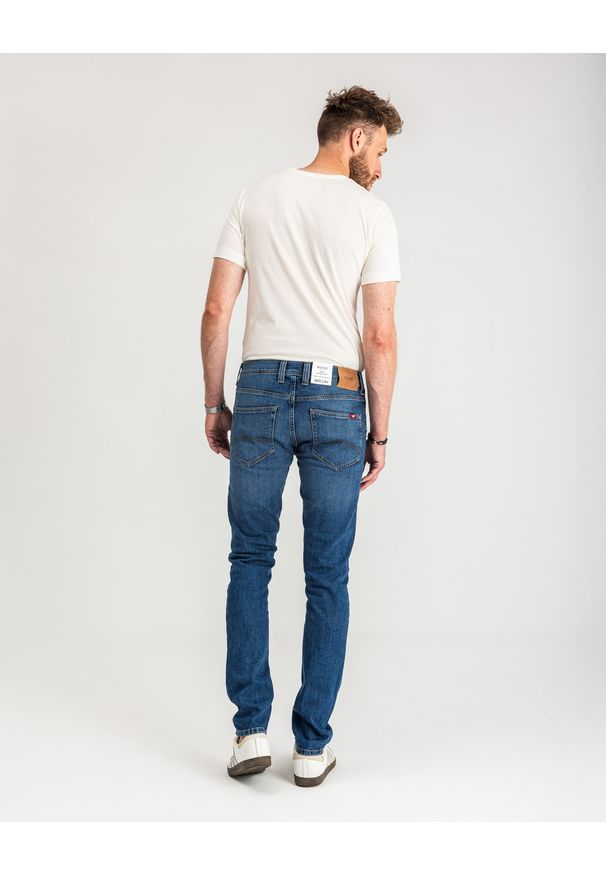 Mustang - MUSTANG OREGON SLIM MĘSKIE SPODNIE JEANSOWE JEANSY DŻINSY DENIM BLUE 1015041 5000 702