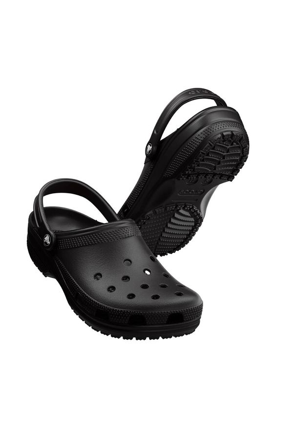 Crocs - Chodaki CROCS klasyczne. Zapięcie: pasek. Kolor: czarny. Sport: pływanie, fitness