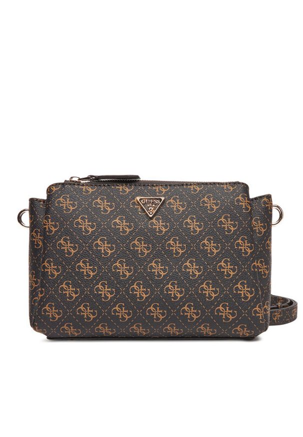 Guess Torebka Noelle II HWQG96 72120 Brązowy. Kolor: brązowy. Materiał: skórzane