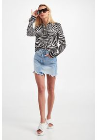 Liu Jo Sport - Bluza dresowa damska LIU JO SPORT. Typ kołnierza: kaptur. Materiał: dresówka. Wzór: motyw zwierzęcy. Styl: sportowy #5