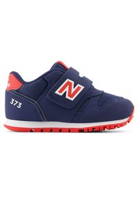 Buty niemowlęce New Balance IZ373AI2 – granatowe. Okazja: na co dzień. Zapięcie: rzepy. Kolor: niebieski. Materiał: guma, materiał, syntetyk. Szerokość cholewki: normalna. Wzór: kolorowy. Model: New Balance 373. Sport: turystyka piesza