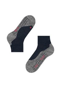 Krótkie skarpetki Falke TK5 Wander. Kolor: niebieski. Materiał: wełna. Sport: outdoor #1