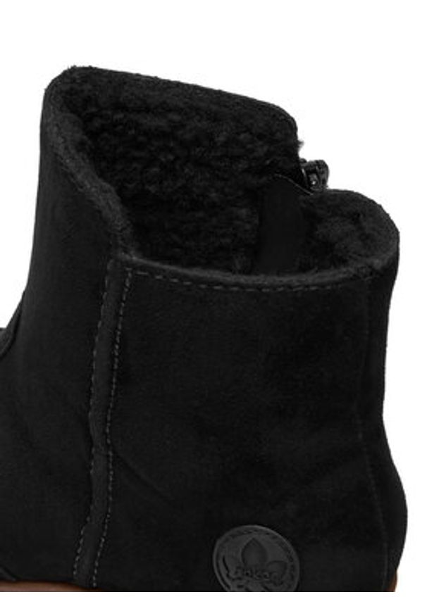 Rieker Botki CEO-Y5065-00 Czarny. Kolor: czarny. Materiał: zamsz, skóra