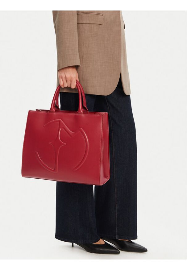 Eva Minge Torebka EO-ALIZA-LDA8226 Bordowy. Kolor: czerwony