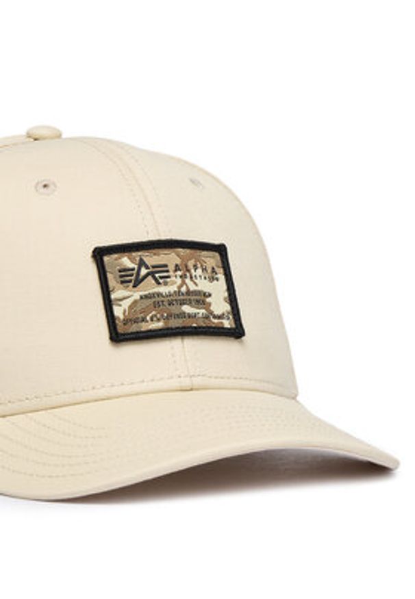 Alpha Industries Czapka z daszkiem Crew Camo 156903 Écru. Materiał: bawełna