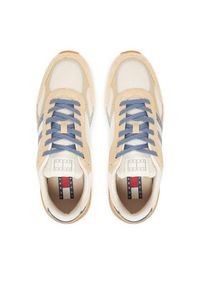 Tommy Jeans Sneakersy Tjm Technical Runner Ess EM0EM01537 Beżowy. Kolor: beżowy. Materiał: materiał #3