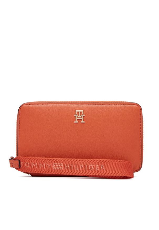 TOMMY HILFIGER - Portfel Tommy Hilfiger. Kolor: pomarańczowy