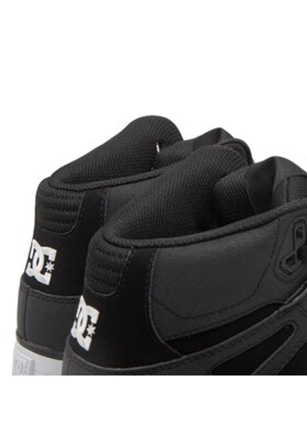 DC Sneakersy Pure High-Top Wc ADYS400043 Czarny. Kolor: czarny. Materiał: skóra
