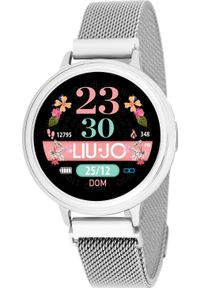 Smartwatch Liu Jo Smartwatch damski LIU JO SWLJ055 srebrny bransoleta. Rodzaj zegarka: smartwatch. Kolor: srebrny
