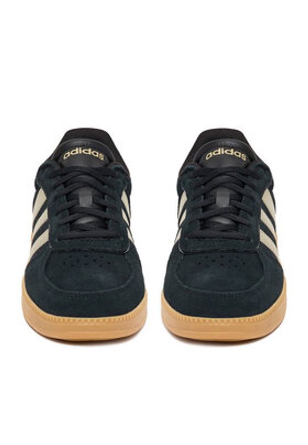 Adidas - adidas Sneakersy BREAKNET SLEEK JR0685 Granatowy. Kolor: niebieski. Materiał: zamsz, skóra