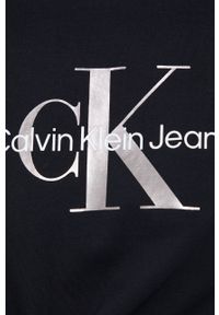 Calvin Klein Jeans T-shirt damski kolor czarny. Okazja: na co dzień. Kolor: czarny. Materiał: dzianina. Wzór: nadruk. Styl: casual