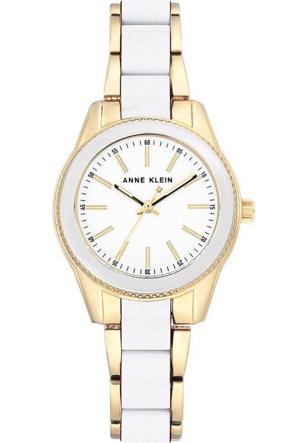 Zegarek Anne Klein ZEGAREK DAMSKI Anne Klein Gold-Tone AK-3212WTGB + BOX