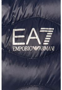 EA7 Emporio Armani - Bezrękawnik. Okazja: na co dzień. Typ kołnierza: bez kaptura. Kolor: niebieski. Materiał: tkanina, poliester, materiał, poliamid. Długość rękawa: bez rękawów. Wzór: gładki. Styl: casual #5