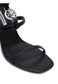 Karl Lagerfeld - KARL LAGERFELD Sandały Belvia KL32914 Czarny. Kolor: czarny. Materiał: skóra #6
