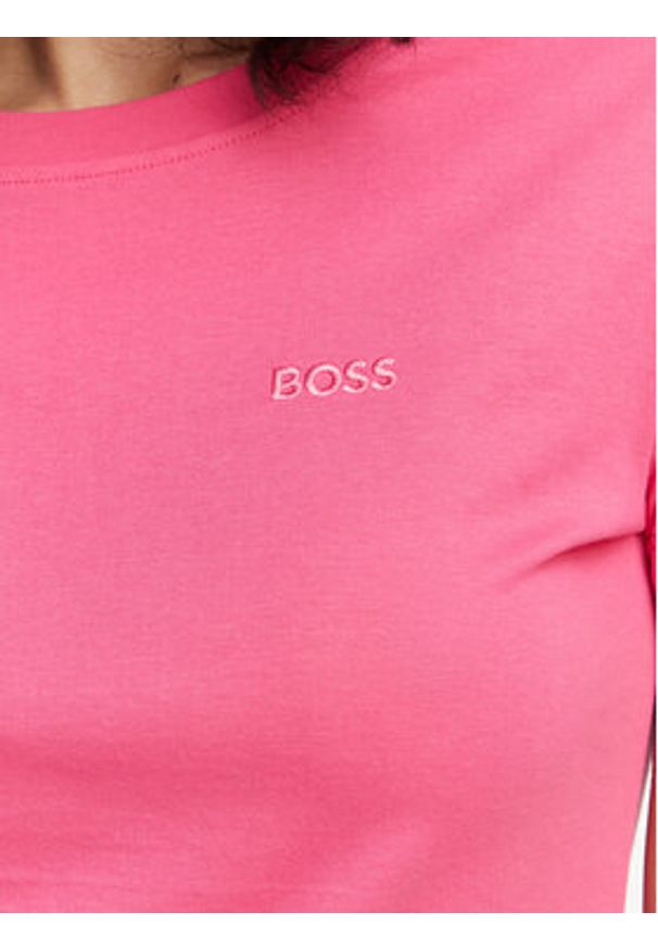 BOSS T-Shirt C Esogo 1 50506973 Różowy Regular Fit. Kolor: różowy. Materiał: bawełna