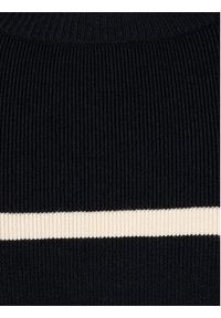 Zizzi Sweter M61259A Czarny Regular Fit. Kolor: czarny. Materiał: wiskoza #5