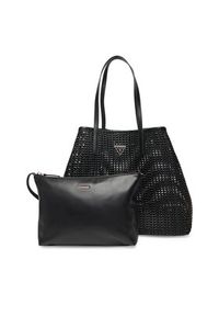 Guess Torebka Brigitta HWWZ72 06240 Czarny. Kolor: czarny. Materiał: skórzane