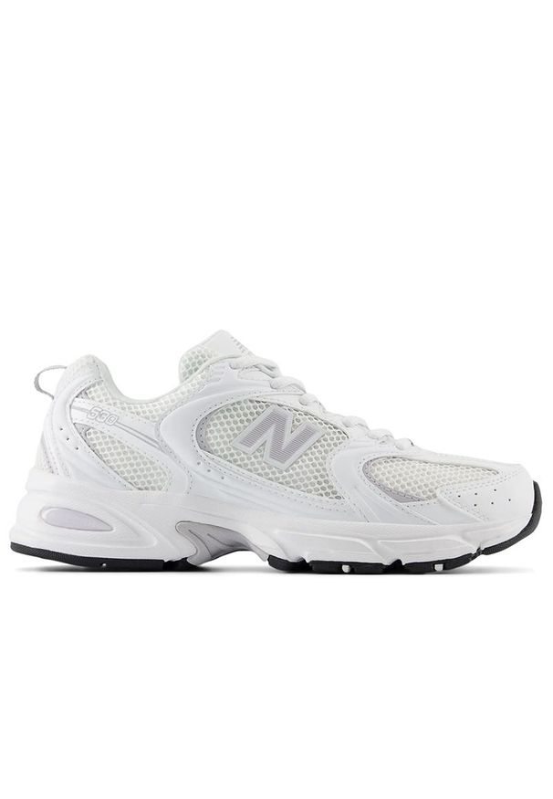 Buty New Balance U530CSE - białe. Kolor: biały. Materiał: materiał, syntetyk. Szerokość cholewki: normalna. Sezon: lato. Sport: turystyka piesza