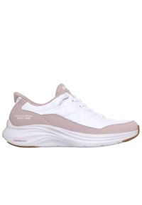 skechers - Buty damskie Skechers Slip-ins: Contour Foam Cozy Fit 150404LAV - białe. Zapięcie: sznurówki. Kolor: biały. Szerokość cholewki: normalna. Wzór: aplikacja. Model: Skechers Sport #1