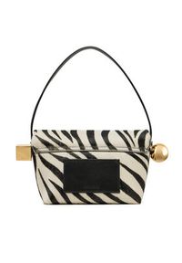 JACQUEMUS Torebka The Rond Carre 24H243BA383-3209 Biały. Kolor: biały. Materiał: skórzane #3
