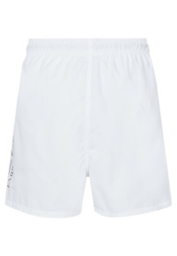 EA7 Emporio Armani Szorty kąpielowe 7M002001 AF14497 M0076 Biały Regular Fit. Kolor: biały. Materiał: syntetyk