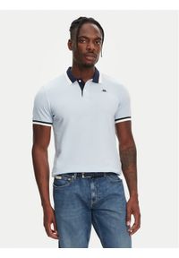 Robe di Kappa Polo Atsushi 611255W Niebieski Slim Fit. Typ kołnierza: polo. Kolor: niebieski. Materiał: bawełna