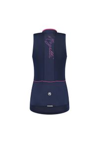 ROGELLI - Koszulka rowerowa damska Rogelli Essential. Kolor: wielokolorowy, różowy, niebieski. Długość rękawa: bez rękawów