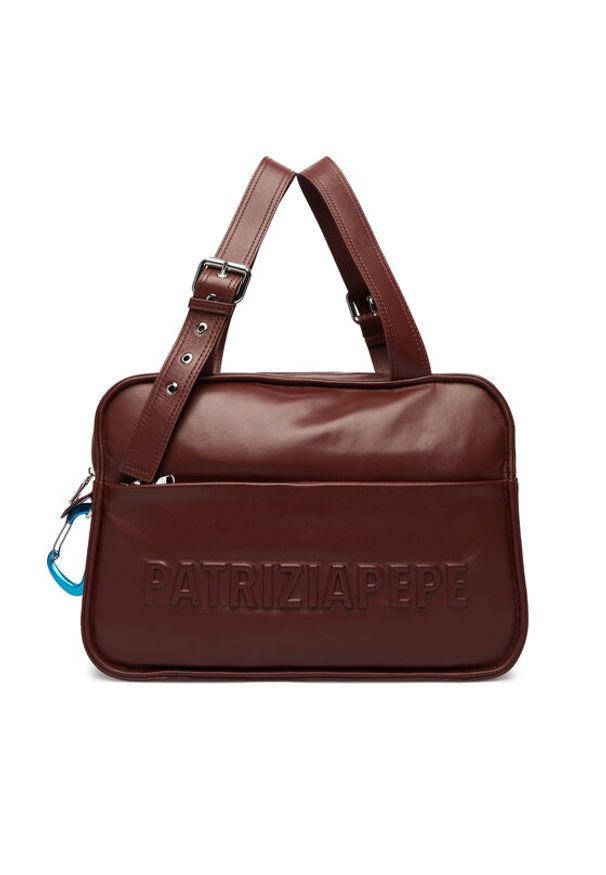 Patrizia Pepe Torebka 2B0125/L113F-B861 Brązowy. Kolor: brązowy. Materiał: skórzane