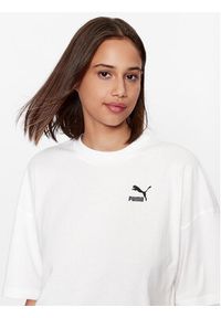 Puma T-Shirt Classics 621381 Biały Oversize. Kolor: biały. Materiał: bawełna #4