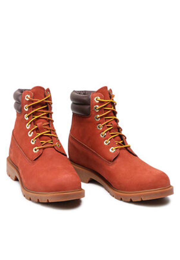 Timberland Trapery 6in Wr Basic TB0A2853V17 Pomarańczowy. Kolor: pomarańczowy. Materiał: nubuk, skóra
