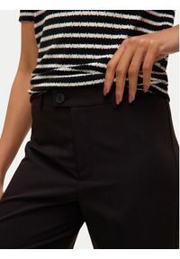 Vero Moda Spodnie materiałowe Texas 10334103 Czarny Straight Fit. Kolor: czarny. Materiał: syntetyk