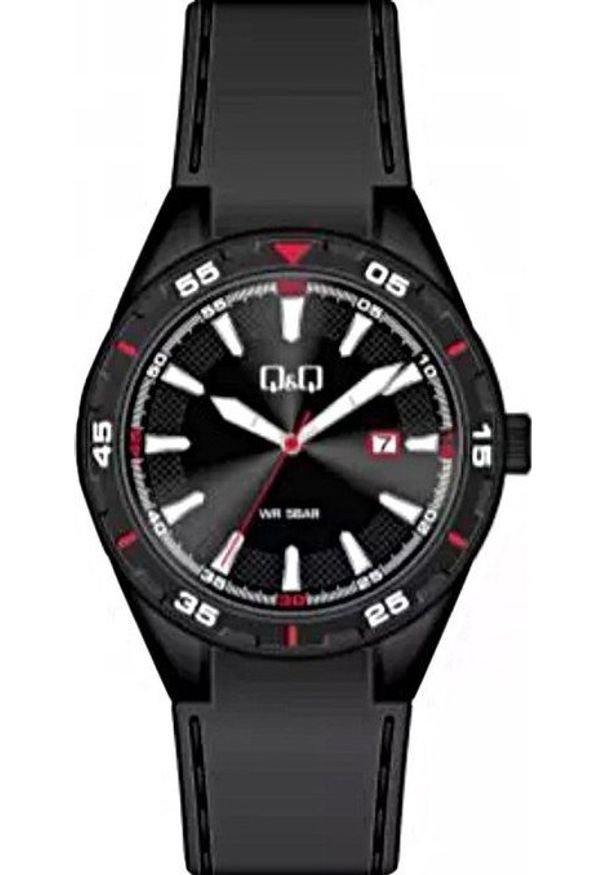 Zegarek QQ Zegarek męski QQ A470-512 czarny. Kolor: czarny
