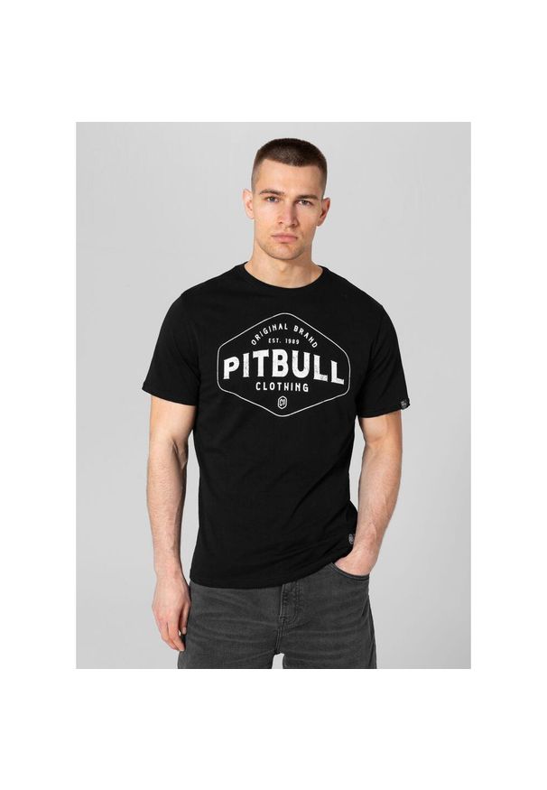 PITBULL - Koszulka męska Pitbull Ultra Light Pitbull Co.. Kolor: biały, czarny, wielokolorowy