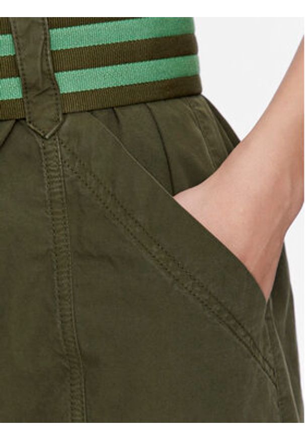 Pinko Spodnie materiałowe Rigore 100685 A0I4 Zielony Relaxed Fit. Kolor: zielony. Materiał: materiał, bawełna