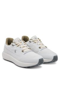 Calvin Klein Jeans Sneakersy Athleisure Runner Tech Ripstop YM0YM01205 Écru. Kolor: kremowy. Materiał: materiał #6