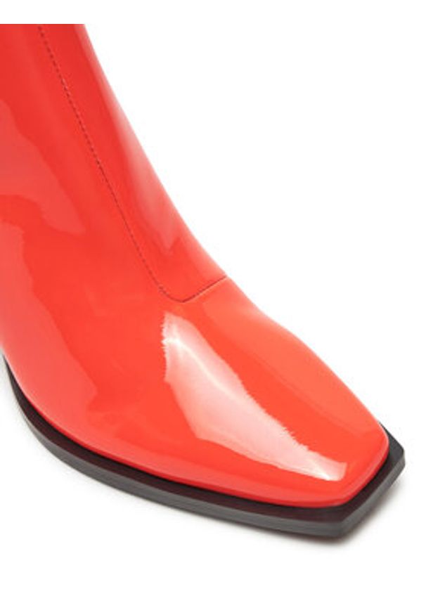 United Nude Botki Poly Bootie Hi 108635703 Czerwony. Kolor: czerwony. Materiał: skóra