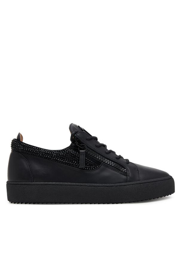 Giuseppe Zanotti - GIUSEPPE ZANOTTI Sneakersy May London RU40038/001 Czarny. Kolor: czarny. Materiał: skóra
