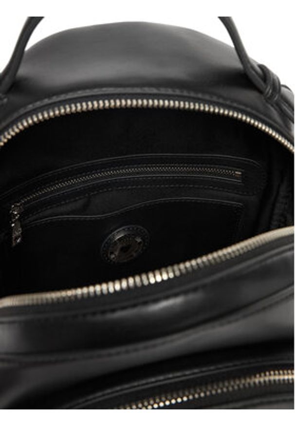 Love Moschino - LOVE MOSCHINO Plecak JC4344PP0NKA000B Czarny. Kolor: czarny. Materiał: skóra