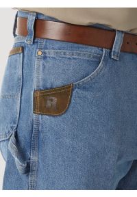 Wrangler - WRANGLER RIGGS WORKWEAR CARPENTER VINTAGE INDIGO 3W020VI. Styl: vintage #4