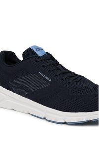 TOMMY HILFIGER - Tommy Hilfiger Sneakersy Modern Comfort Run Knit FM0FM05524 Granatowy. Kolor: niebieski. Materiał: materiał. Sport: bieganie #3